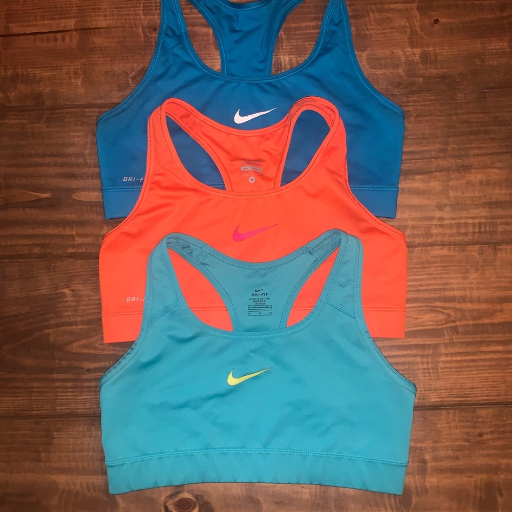 3 Nike Dri-Fit sports bras!💃🏼